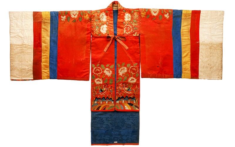 THY COLLECTIBLES Women's Silk Traditional Japanese Kimono Robe/Bathrobe /  Party Robe (Red) 