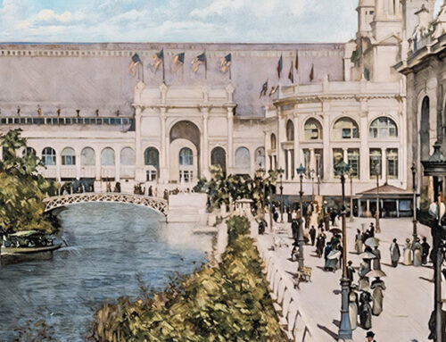 180. Picturesque World’s Fair – Looking East from the Golden Door