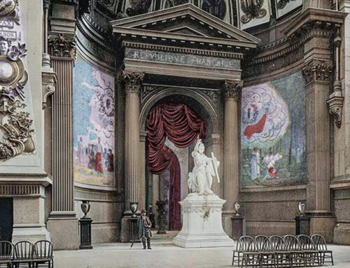 185. Picturesque World’s Fair – Entrance to the French Section in the Manufactures Building